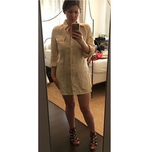 Carole Little linen shirt dress